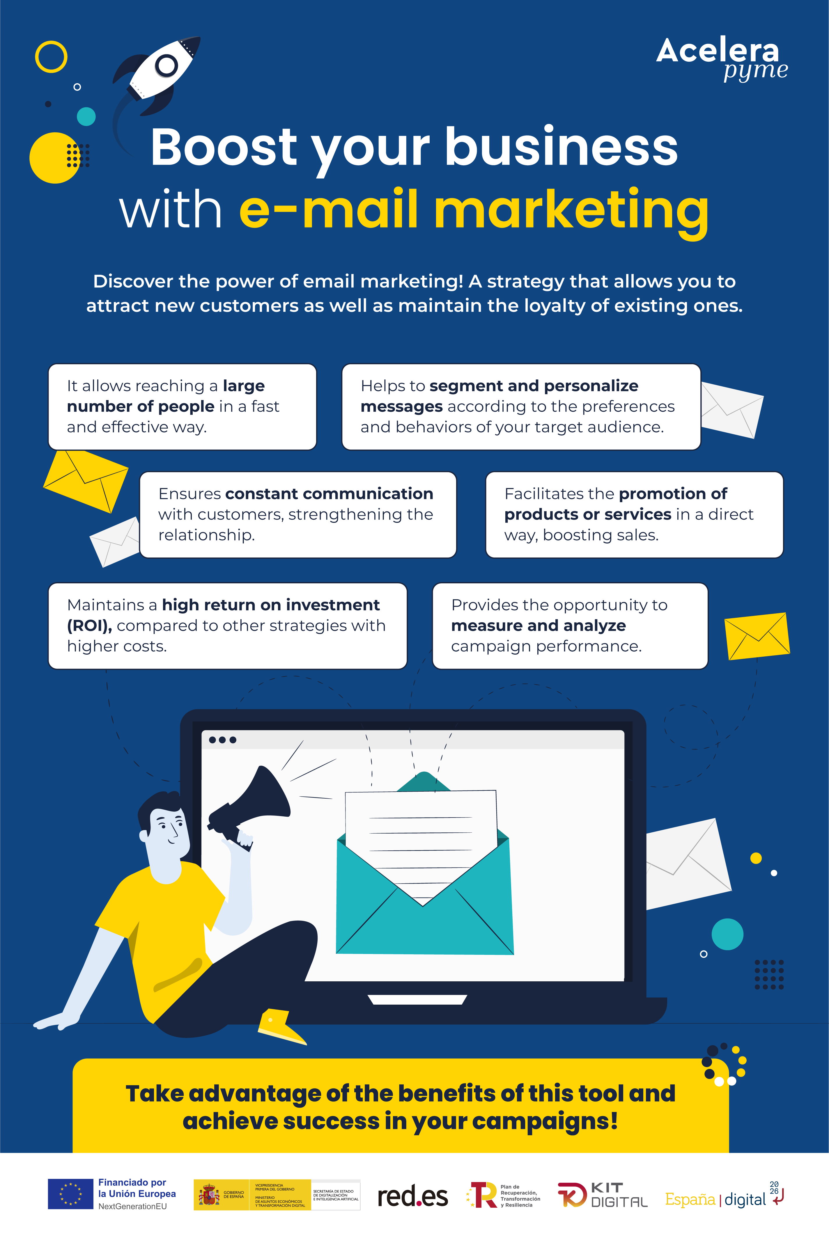 Boost your business with e-mail marketing